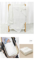 Mantas para bebé recién nacido, Manta envolvent de muselina de Algodón, Funda para dormir, cosaspara cochecito, Moisés, ropa de Cama, 100x80cm, colcha para Niño pequeño - details 2