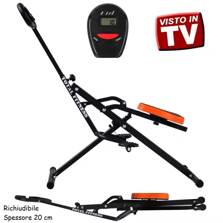 Nuevo TOTAL FITNESS Body CRUNCH PRO Abs Display AB7700 - 1