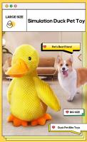 Juguete De Peluche Para Perros Con DUCK Stormtrooper Dormido Masticable Y Resistente Al Desgaste Juguetes De Voz Para Mascotas Juguetes De Alivio De La Boredom - details 0