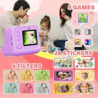 Cámara Digital Para Niños Con Impresora Térmica Regalo Para Niñas Y Niños Con 32G Y 3 Rolls De Papel De Impresora Material ABS Energía Eléctrica Batería De Litio - details 6