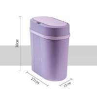 Basurero Inteligente Espacioso Para Cocina Baño Y Lavandería Cestas De Basura Automática Para Dormitorio Interior Rectangular Material ABS - details 5