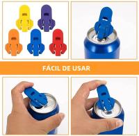 Abrepuertas Portátil Y Reutilizable Para Botellas Y Latazos Herramientas De Camping Sin Daño a Las Manos Suministros De Cocina - details 2