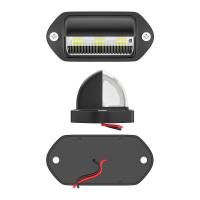 MOV 2 Luces LED para matrícula, impermeable, 6 SMD, Luces traseras LED, lámpara de matrícula para 12 V/24 V, chariot, furgoneta, remolque, Coche, vehículo, Caravana, Girasol CTD. Ro - details 7