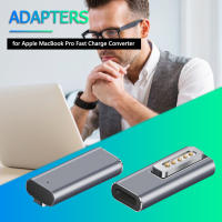 Adaptador PD Magnético USB Tipo C Para Magsafe 1 2 MacBook Air pro Con Indicador LED Carga Rápida Convertidor De Enchufe Magnético Material De Estructura De Aleación De Aluminio - details 2