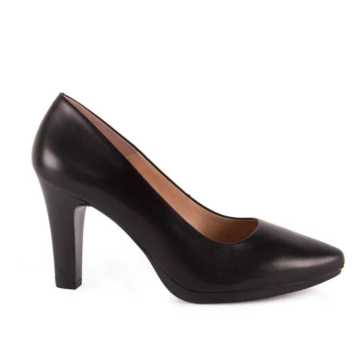 Chamby Zapatos Salones de Piel con Tacón Alto y Plantilla de Gel para Mujer - 1