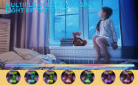 Lámpara Nocturna LED 3D De Anime Gato Para Niños Lámpara De Mesa Segura Con Interruptor Táctil Decoración Para Habitación Regalo De Cumpleaños Y Navidad - details 0