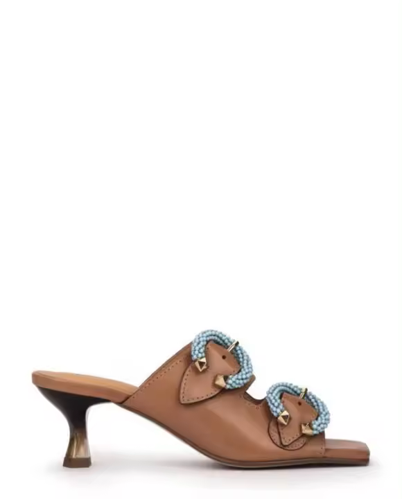 Zapato mule caramelo de Pedro Miralles - 1