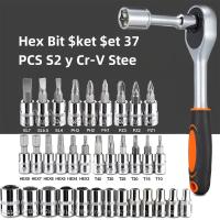Juego De 46 Piezas De Llaves Y Destornilladores Métrico En Oro Y Naranja With Llavero De 1/4 Pulgada Para Reparación De Autos Y Herramientas De Mecánico - details 1