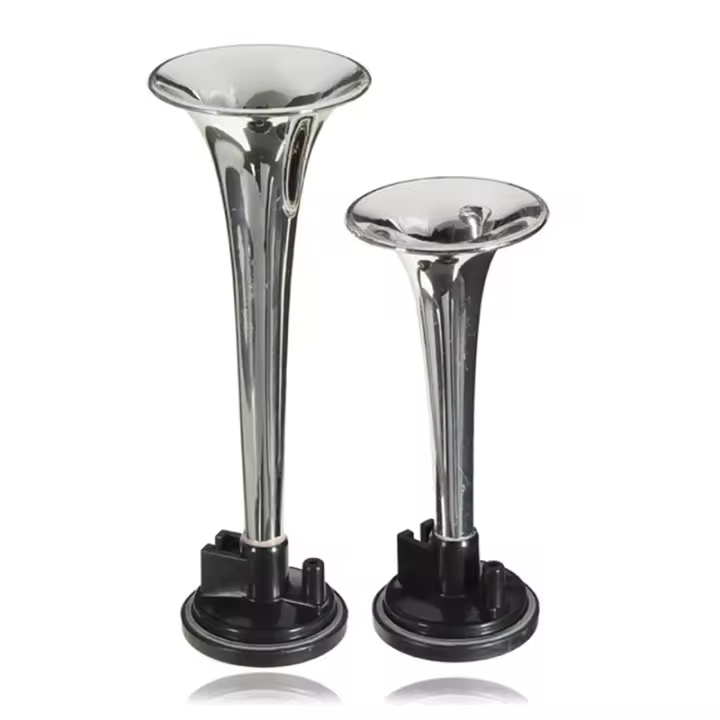 2PCS Bocina De Aire Negra Doble Freno Tubo Para Coche Camión Tren Barco Herramientas De Reparación Y Mantenimiento - 1