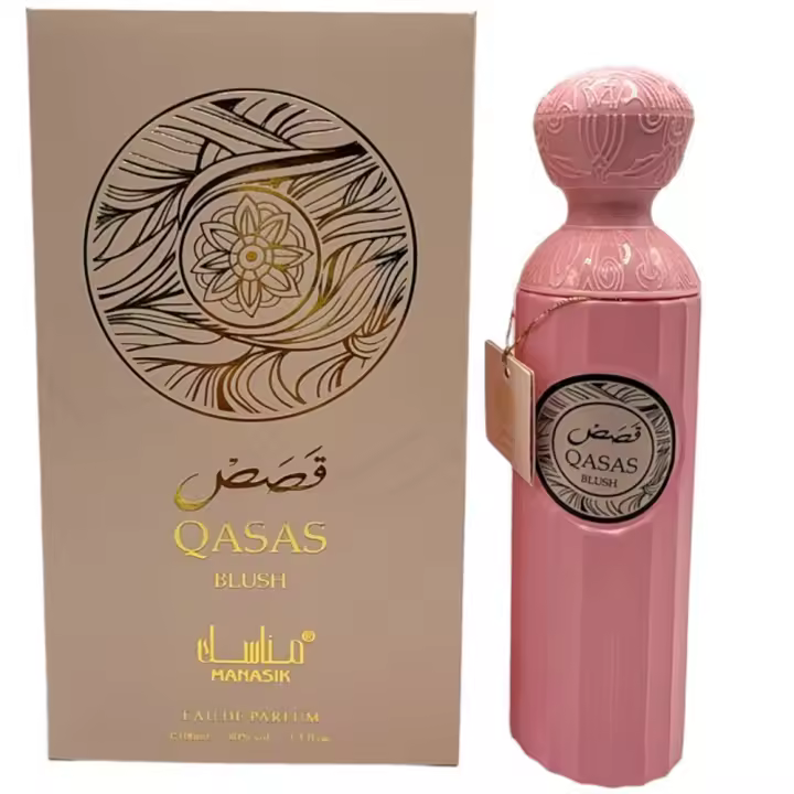 Manasik QASAS BLUSH Arabe Eau de Parfum Femme 100ml Colonia Perfume Mujer - 1