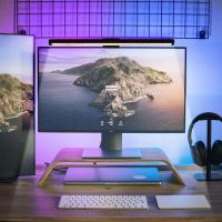 Lámpara De Escritorio LED RGB Ajustable Para Monitor Luz De Pantalla Para PC Hogar Dormitorio Estudio Oficina Con Barra Colgante - details 3