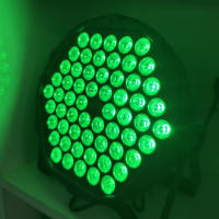 Luz De Escenario LED RGB 60 LEDs DMX512 Paralelo Plano Efectos Multifuncionales Estroboscópico Para Fiesta Boda DJ Disco - details 16