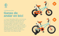 Fabricbike Kids 16" - Bicicleta con Pedales para Niño y Niña - details 2