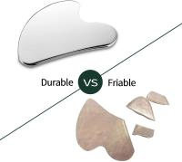 Tabla de Gua Sha en Maple Inoxidizable en Forma de Corazón Masaje de Músculos Promueve La Circulación Sanguínea y Relajación Corporal - details 2