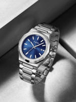 Reloj De Negocios TOMI De Lujo Para Hombres Con Caja De Regalo Caja De Acero Inoxidable De Color Rosa Oro Versátil Y Sencillo Movimiento Cuarzo - details 13