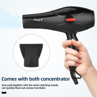 Secador De Pelo Profesional CkeyiN 1600W Con Ión Negativo Para Uso Doméstico Y Salon Con Diffusor Y Conector Nozzle Voltage 210-240V EU Plug - details 3