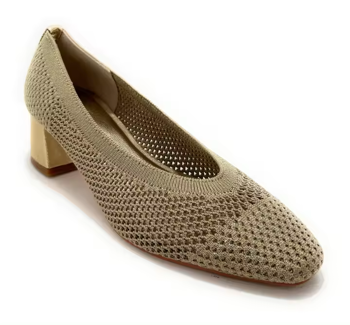 ZAPATOS TACON REJILLA ELASTICO CONFORT - 1