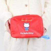Bolso De Maquillaje Sanrio Hello Kitty De Gran Capacidad Plegable Portátil Colgable Para Mujer Regalo De Cumpleaños - details 3