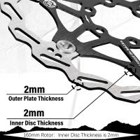 Set De Frenos De Disco Hidráulicos Para Bicicleta BUCKLOS 800/1500mm Freno Delantero Y Trasero De Aluminio Para Mountain Bike Y Road Bicycles - details 10