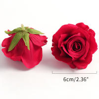 5/10pcs Cabezas De Rosa Silken Artificial Para Scrapbooking Decoración De Casas Bodas Navidad Arco De Navidad Decoración De Pasteles - details 3