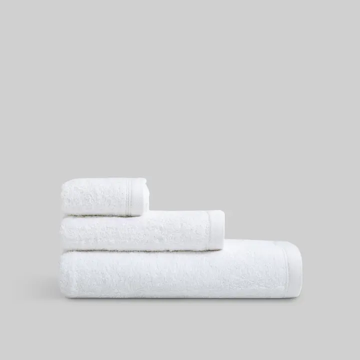 Llartextil Toallas 500 Gr Blancas Algodón 100% Ultra Suaves Absorbentes Set de 3 - 1