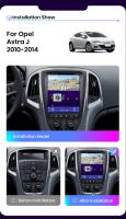 AWESAFE inalámbrico CarPlay Android Auto Radio para Opel Astra J Vauxhall Buick Verano 2009 2010 2011 2012 2013 coche reproductor multimedia GPS 2 din autoradio volante controles RDS Bluetooth - details 3