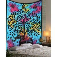 Printex  - Tapiz con Estilo de Mandala Indio - 220 x 240 cm- Pareo Manta Picnic, Yoga, Antiarena, Multiusos, Decoracion Pared, Toalla de Playa - details 3