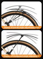 1/2PCS Guardabarros De Bicicleta Fender De Plástico Suave Resistente Para Carretera Accesorios De Protección Adecuado Para Bicicleta - details 5