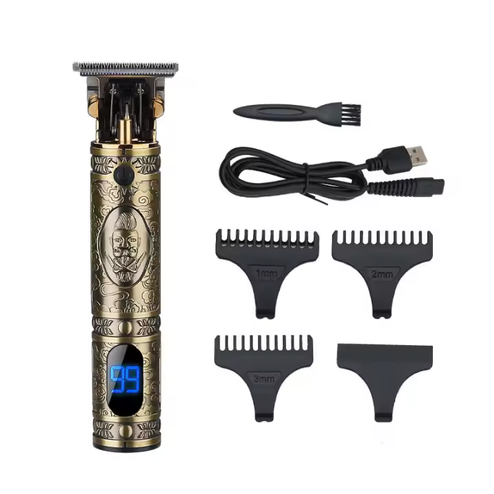 Maquina Cortar Pelo Profesional, Cortapelos Hombre Maquinilla Cortar Pelo Profesional Recortadora de Pelo con Pantalla Digital LCD Recortadora Maquina de Cortar el Pelo Ideal para Contornos - 1