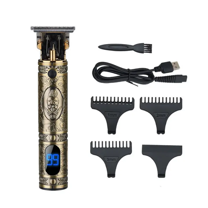 Maquina Cortar Pelo Profesional, Cortapelos Hombre Maquinilla Cortar Pelo Profesional Recortadora de Pelo con Pantalla Digital LCD Recortadora Maquina de Cortar el Pelo Ideal para Contornos - 1