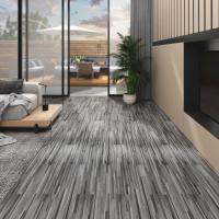 vidaXL 36x Lama de Suelo 5,02 m² PVC 2mm Roble Baldosa Tarima Flotante Color Gris claro,  Estampado gris,  Gris rayado y mas - details 3