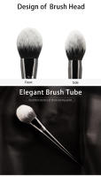 Cepillo De Polvo Grande Kat Von D Fibra Suave Manija Elegante Negra Maquillaje Para Mujer Cepillo De Maquillaje De Sintética - details 3