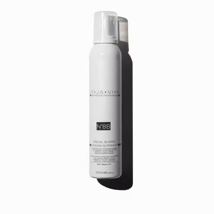 Lejavini Nº8B Special Blonde Mousse NutriHair 200mL - Espuma de Pelo Nutritiva e Hidratante con Matiz Sin Fijación - 1