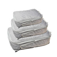 Cubos De Empaque Plegables Y Comprimibles Impermeables Para Viaje Bolsa De Almacenamiento De Nylon Organizador De Maleta Con Manillar Portátil - details 7