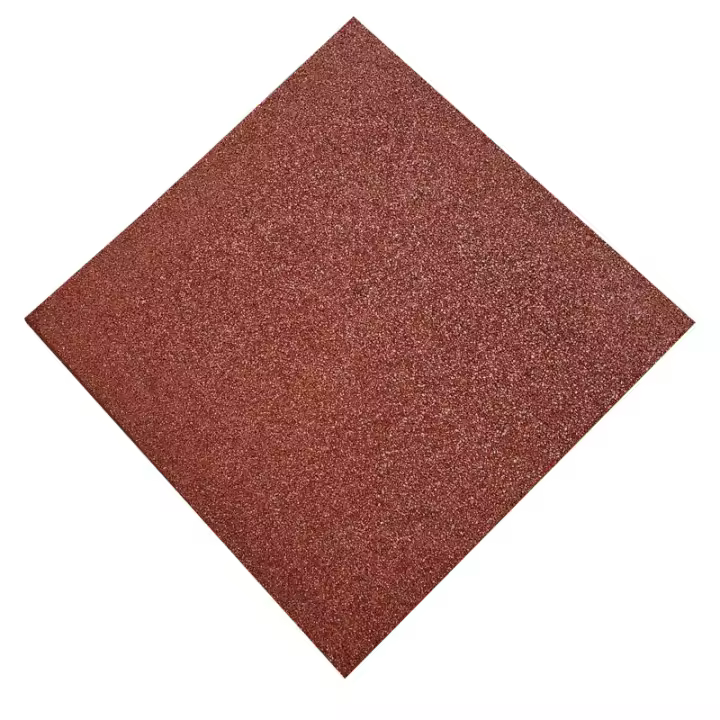 Loseta de Caucho para Suelo de Gimnasio 50x50x20mm - Pack 32 - Protección Contra Caídas - 1
