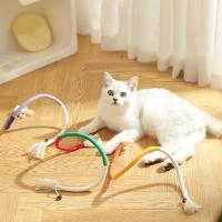 Juguetes Interactivos Para Gatos Mordedor De Algodón Con Hierba De Plata Telescopio Para Gatos Juguetes Para Masticar Accesorios Para Mascotas - details 0
