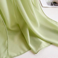 Pañuelo De Mujer IROJEFF De Seda Poliéster 2025 Hijab De Lino Premium Maxi Wrap Estilo Elegante Color Sólido Protección Solar - details 28