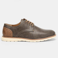 Zapatos Casuales Para Hombre 2024 Comodidad Moda Cuero Sintético Loafer Con Cordones Antideslizante Transpirable Talla Verdadera - details 5