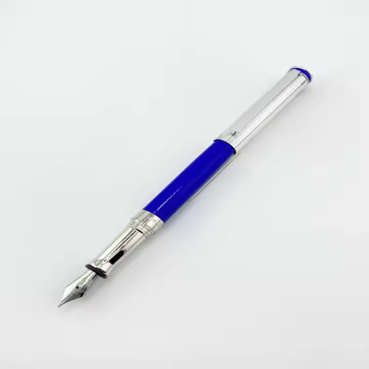 Pluma Estilográfica Waldmann Edelfeder Barley Lines Brilliant Blue - 1