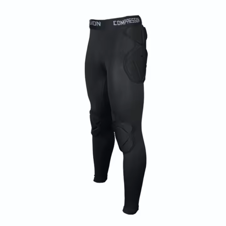 Pantalones De Entrenamiento De Portero De Fútbol Para Hombres Con Protección De Esponja EVA Pantalones Largos Con Protección De Rodilla Y Cadera De Rugby - 1