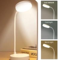 Lámpara De Escritorio LED Flexible Con 3 Niveles De Regulación De Brillo USB Iluminación Cálida/Blanca Para Lectura Y Estudio En Oficina Y Hogar - details 1