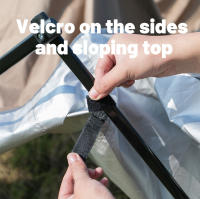 Cubierta De Reemplazo Para Toldo Pop-up De 10x10 Con Ventilación Y Protección Contra El Agua Para Jardín Y Terraza Pavilion Solar - details 4