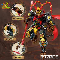 HUIQIBAO Black Myth Wukong Modelo Mecánico DIY Armadura Robot Decoración Bloques De Construcción Para Adultos Juguetes Compatible Con Lego ABS Sin Batería - details 9