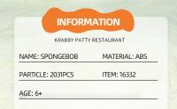 Bloques De Construcción SpongeBob SquarePants Serie Krusty Krab Casa De Piña Estatua De Piedra Modelo Para Decoración De Escritorio Juguetes Educativos Para Niños Regalos - details 12