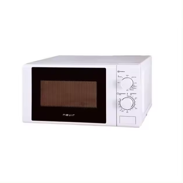 MICROONDAS CON GRILL NEVIR NVR6201 / CAPACIDAD DE 20 LITROS / 700 W DE POTENCIA / 5 NIVELES DE POTENCIA / COLOR BLANCO - 1