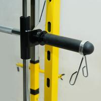 ALLINLIFE Jaula Musculacion Ajustable,Jaula de Potencia Multifuncional,Jaula de Sentadillas con Barra de Dominadas, Estación de Dips y Remo,Multipower Maquina Gym Gimnasio en Casa para Entrenamiento - details 4