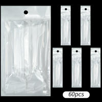 60pcs Uñas Postizas De Acrílico Transparentes Extra Largas Estilo Europeo Y Americano 5XL Uñas Falsas De Cobertura Completa Para Dedos - details 8