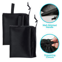Bolsa Deportiva De Malla Grande Para Almacenar Ropa Bolsa Con Cordón Para Baloncesto Voleibol Béisbol Natación Equipamiento - details 4