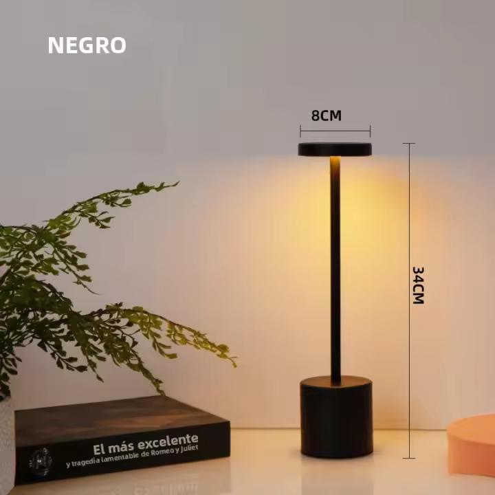 Lámpara De Mesa LED Táctil Recargable Por USB Sin Cable Luz Nocturna Decoración Para Hotel Y Barra Bajo El Enfoque De La Iluminación - 1