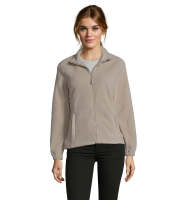 MARNAULA - Chaqueta Polar con Cremallera para Mujer en Color Natural - Moda Femenina - Abrigos y Chaquetas - details 2